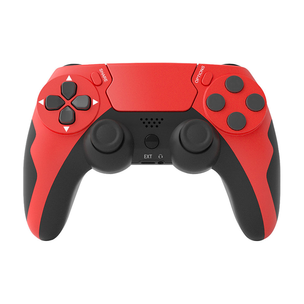 Thumbnail: GAMINJA Wireless Controller Dual Vibration Game Joystick Gamepd For PS4 PS3 Cons