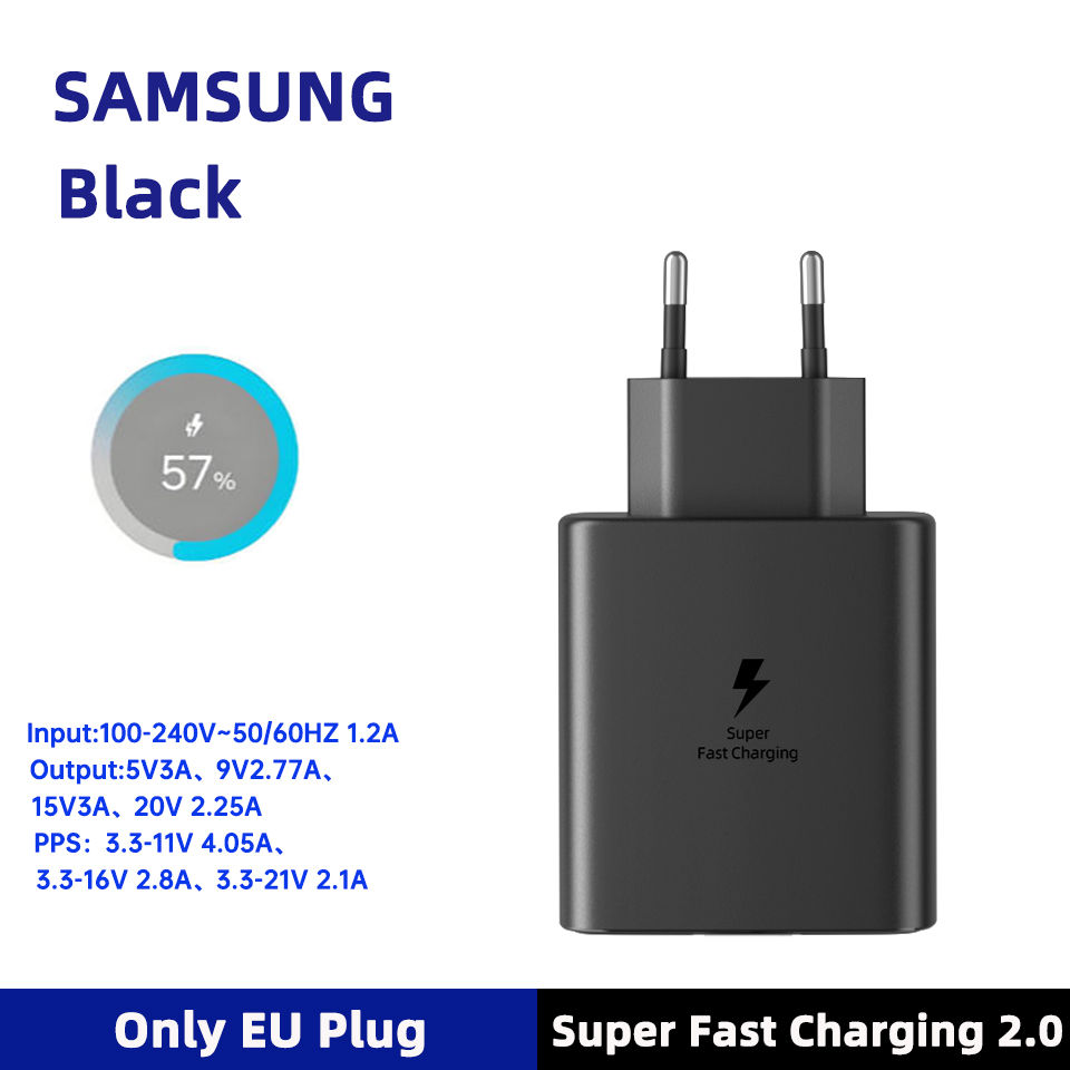 Thumbnail: Original SAMSUNG Usb C 45W Charger Fast Charging PD Cargador 25W Galaxy S26 S25 