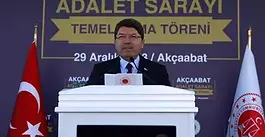 Adalet Bakanı Yılmaz Tunç: Yeni bir anayasaya kavuşmamız lazım.