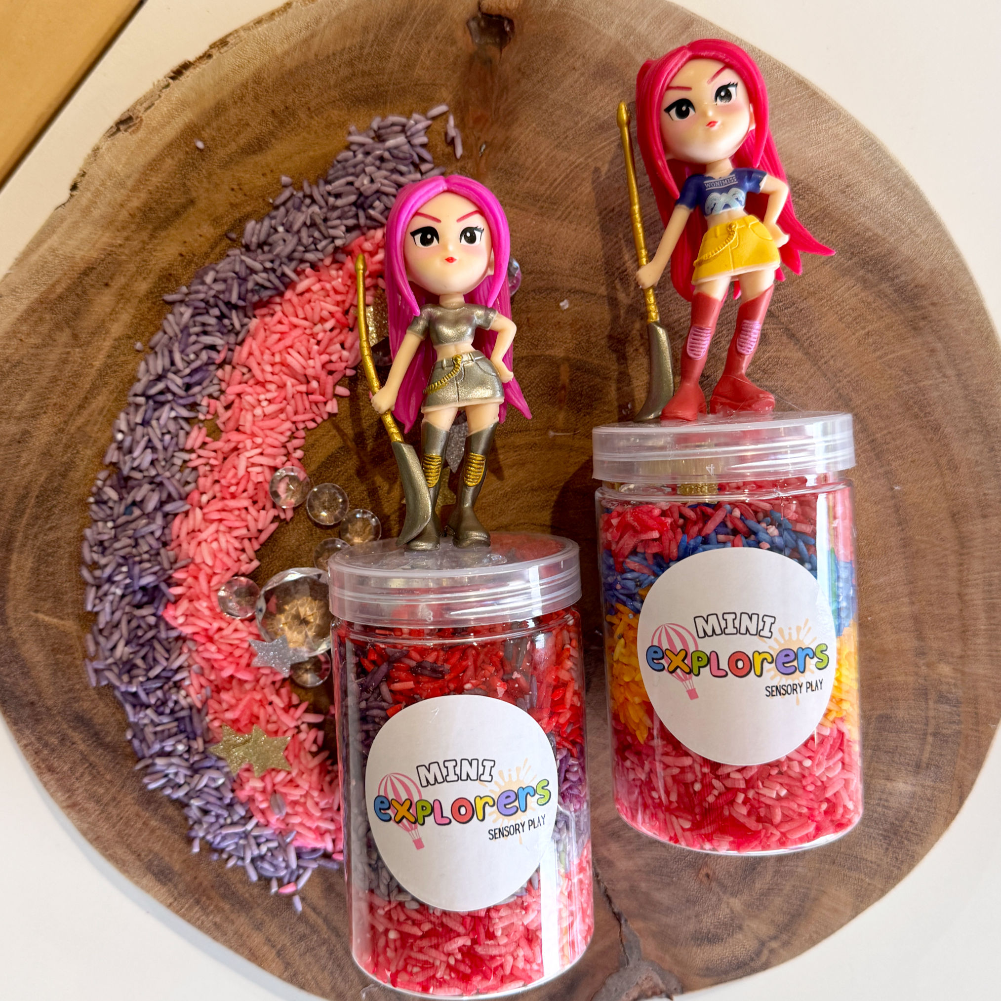 Character Sensory Base Jars