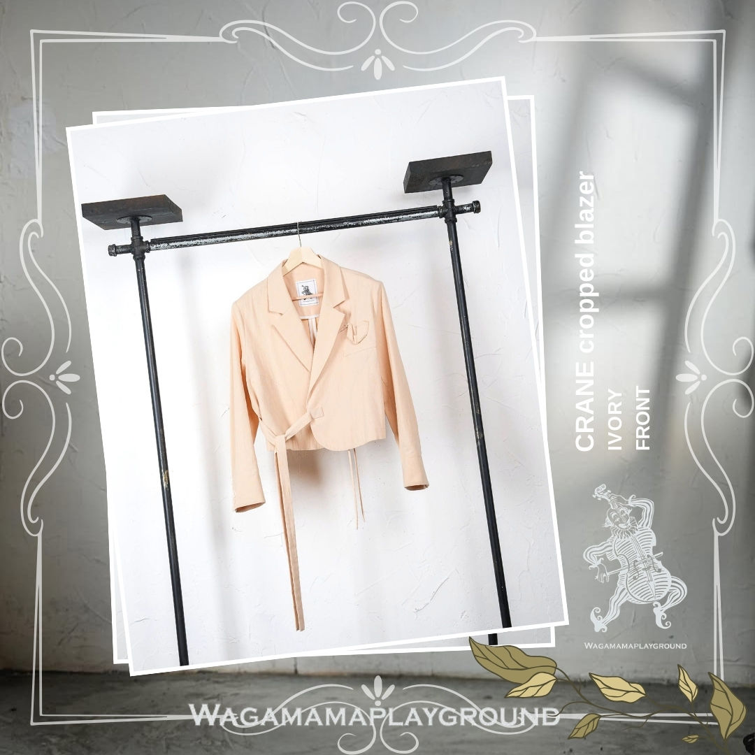 WAGAMAMAPLAYGROUND・CRANE cropped blazer