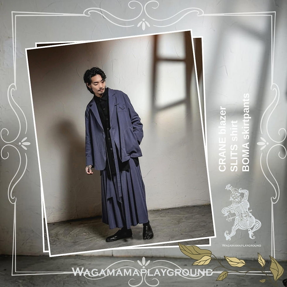 縮圖：WAGAMAMAPLAYGROUND・CRANE blazer/ SLITS shirt/ BOMA skirtpants