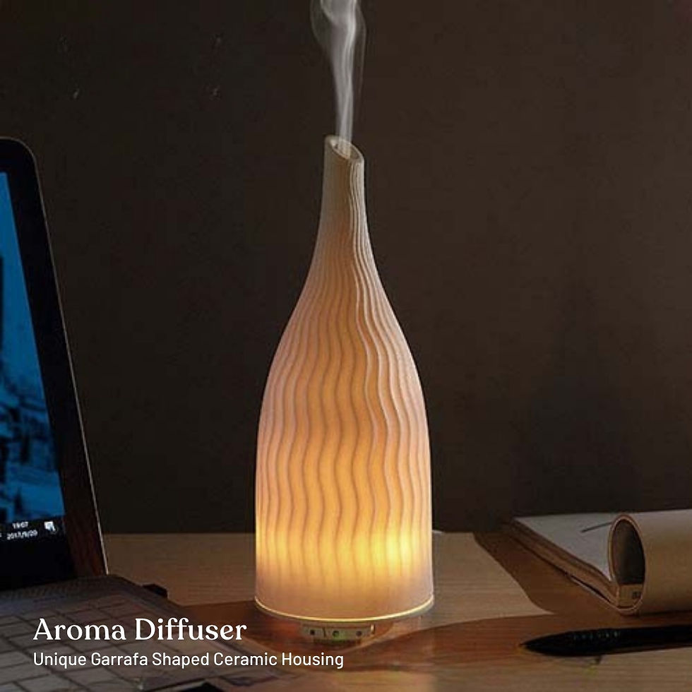 縮圖：Ellestfun Aroma Diffuser 陶瓷精油擴香儀｜香薰機｜加濕機｜放濕器