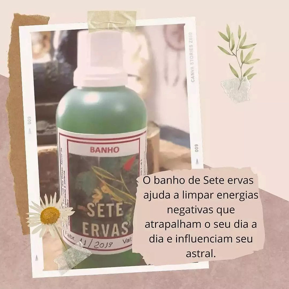 Banho 7 ervas