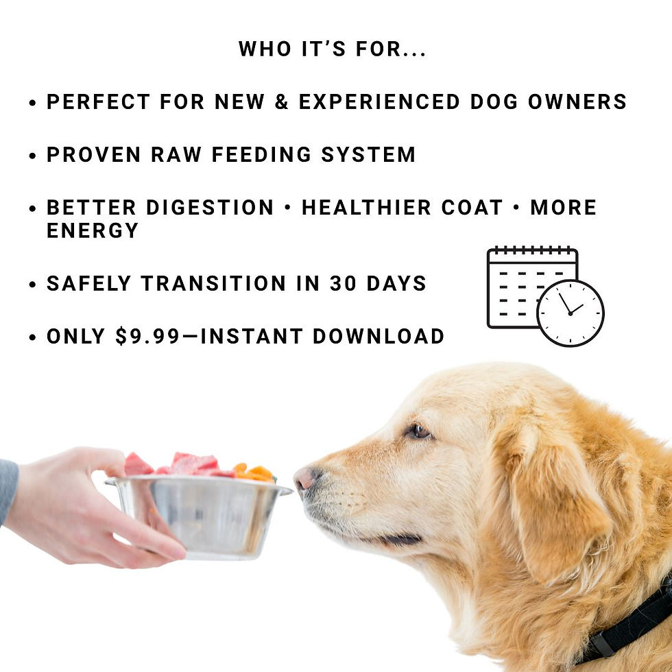 Thumbnail: 30-Day Dog Food Transition Calendar