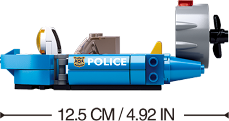 Miniature : Police-Hoovercraft