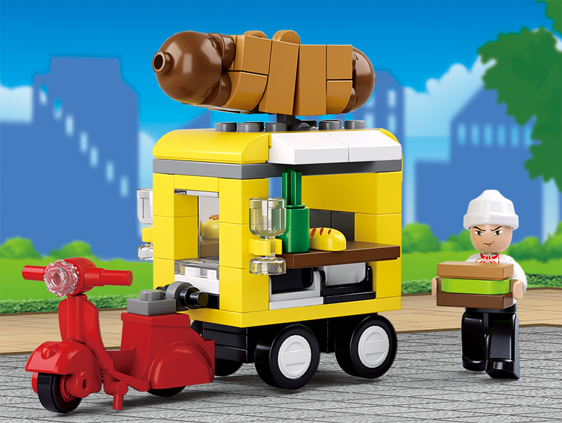 Miniature : Town-Uptown-Voiture à manger des hot-dog