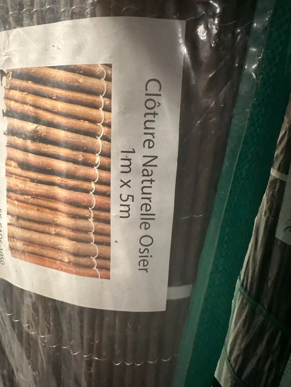 clôture osier occasion