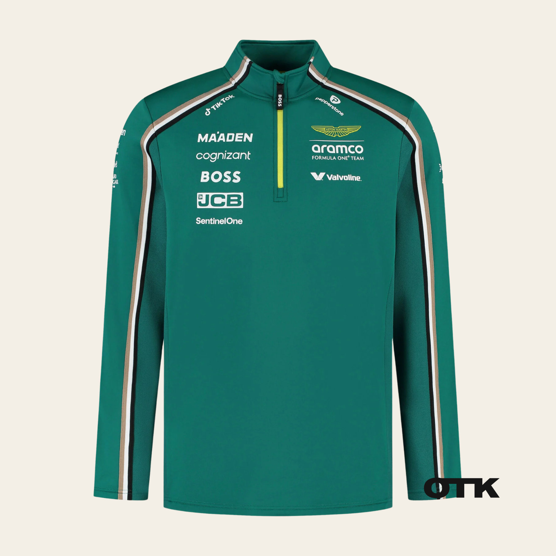 ASTON MARTIN 2025 1/4 ZIP HOODIE TEAM