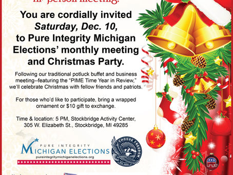 MFE/PIME meeting and Christmas party