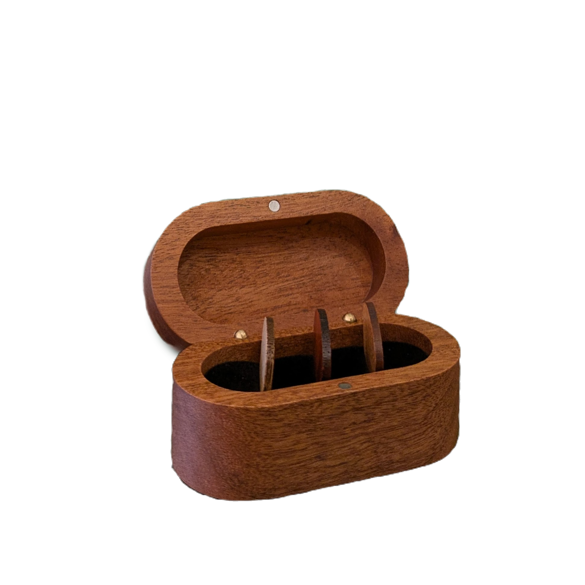 Wooden Pick Holder with "Sun-Sounds Malta" Text | GTR-PICK-HLDR-BOX-SUN-SOUNDS