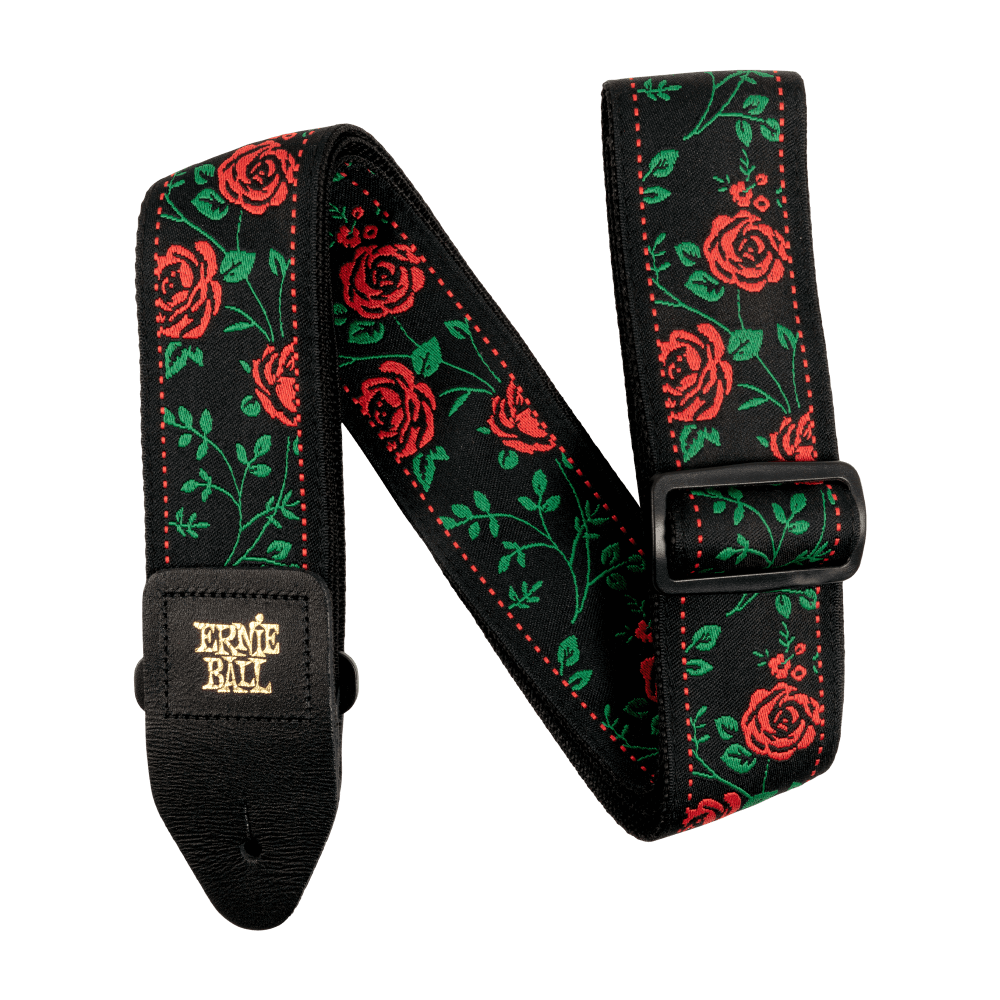 Ernie Ball Classic Jacquard Guitar Strap/Bass Strap | Spanish Rose