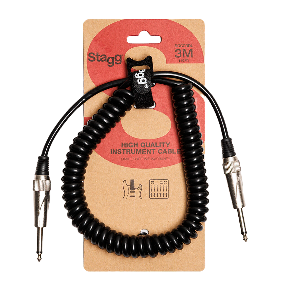 SGCC3 DL coiled coily guitar instrument cable