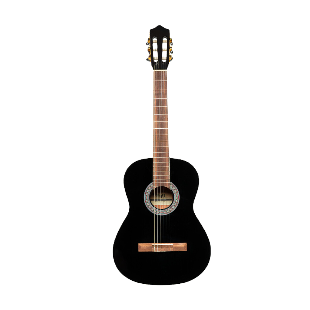 4/4 Classical Guitar with Spruce Top | Black | Stagg SCL60 BLK