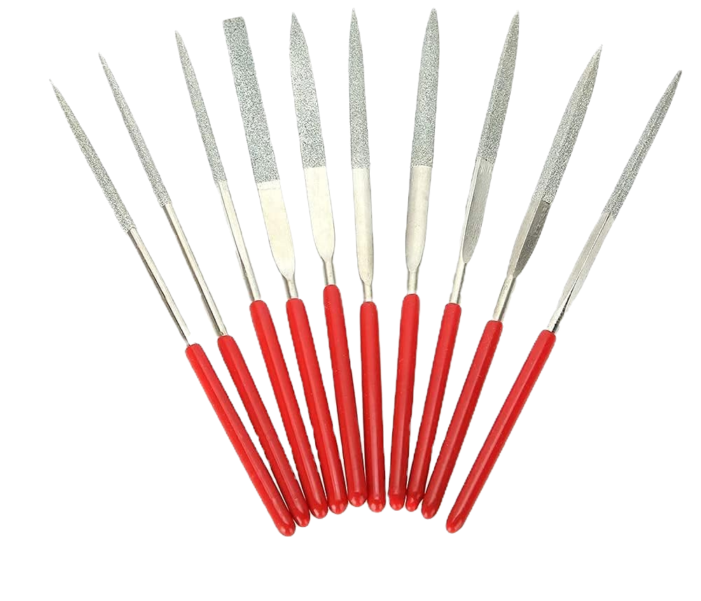 Diamond Files Set | 10pieces | 140x3mm