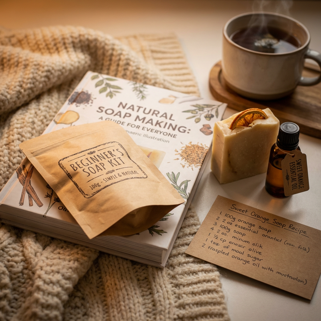 Beginner Organic Soap Crafting Kit 100g