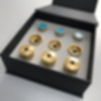 Thumbnail: Caps and buttons Set for Trumpet Yamaha - Flat surface