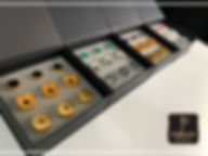 Caps and buttons Set for Trumpet Yamaha - Flat surface