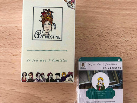 Bonne nouvelle : le jeu des 7 familles d'Artnestine est de retour !