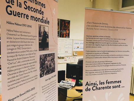 Exposition "Une histoire à écrire : parcours de femmes en Charente"