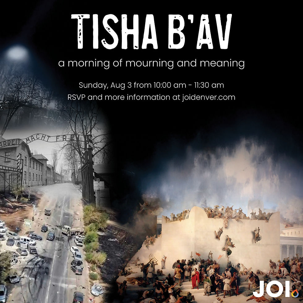 Tisha B'Av: A morning of mourning and meaning