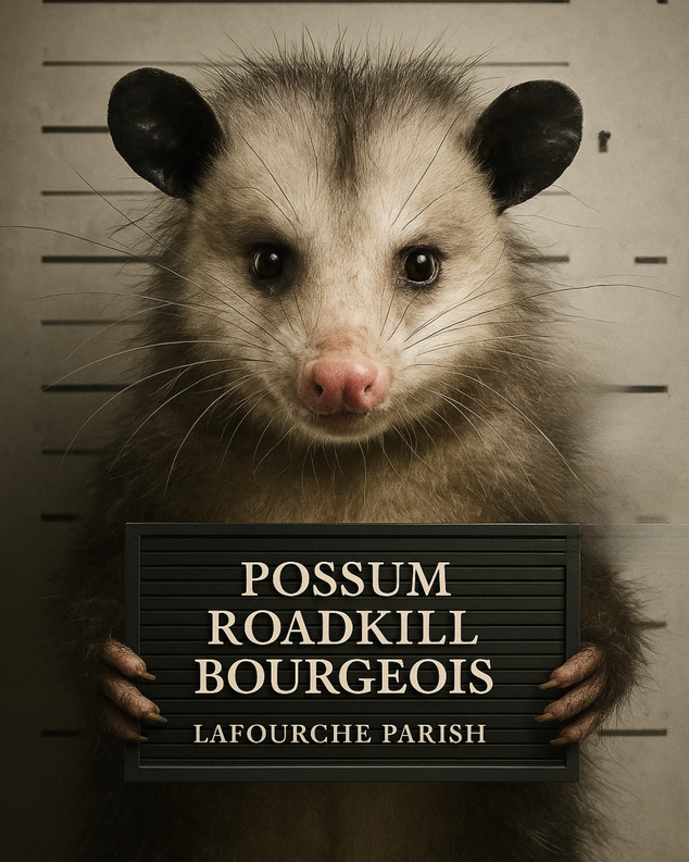 Possum Roadkill Bourgeois: The Bayou Name You’ll Never Forget