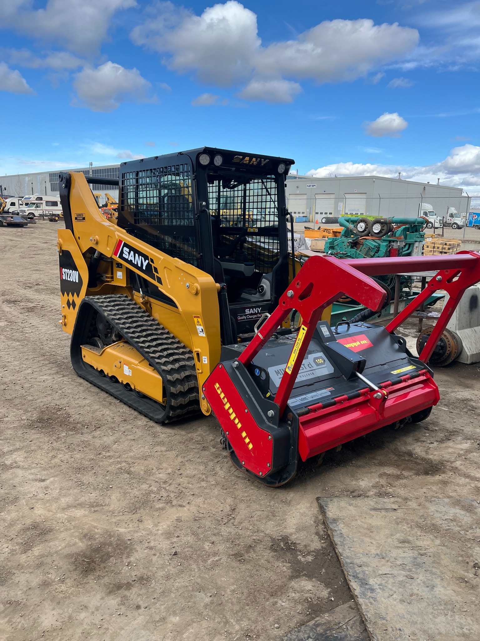Skid steer forestry mulcher