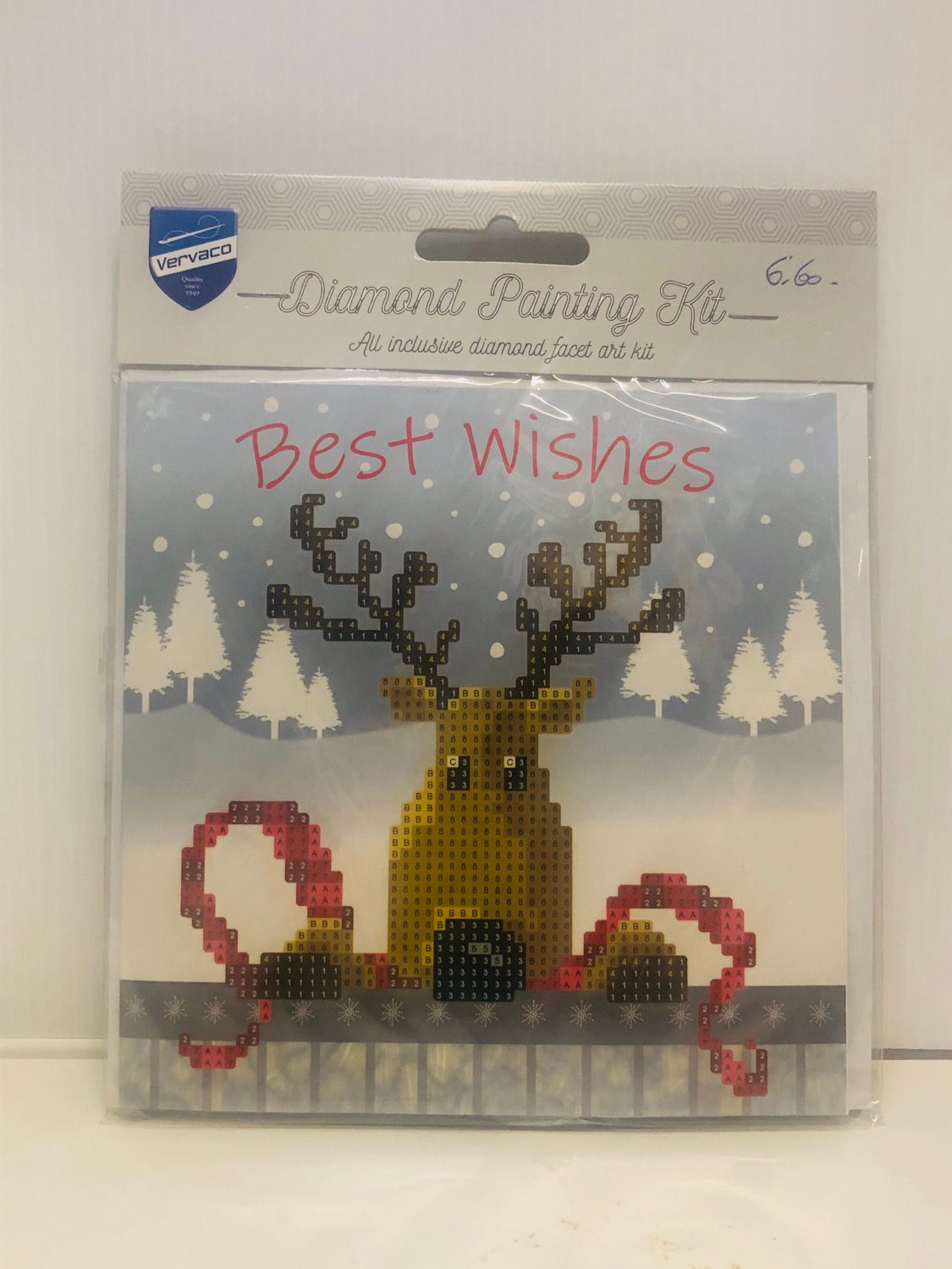 Diamond painting carte de fête 