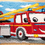 Miniature : Kit tapis point noué camion pompier
