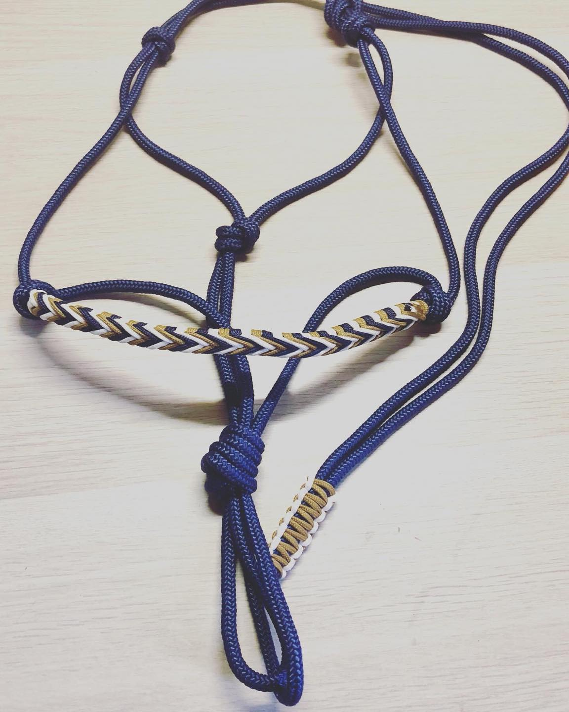 Licol tressage 3 couleurs