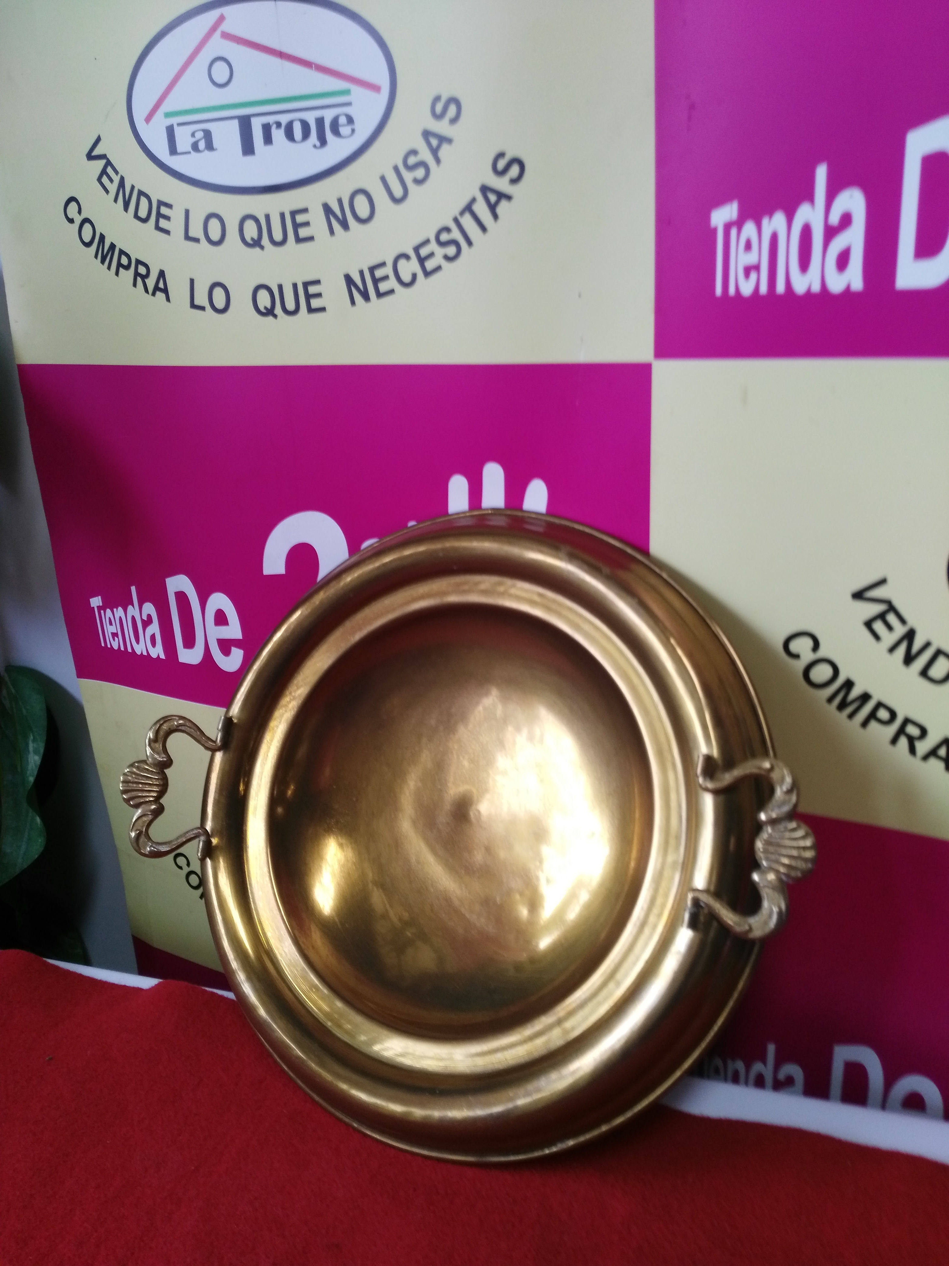 280120 caldero latón cobre bronce