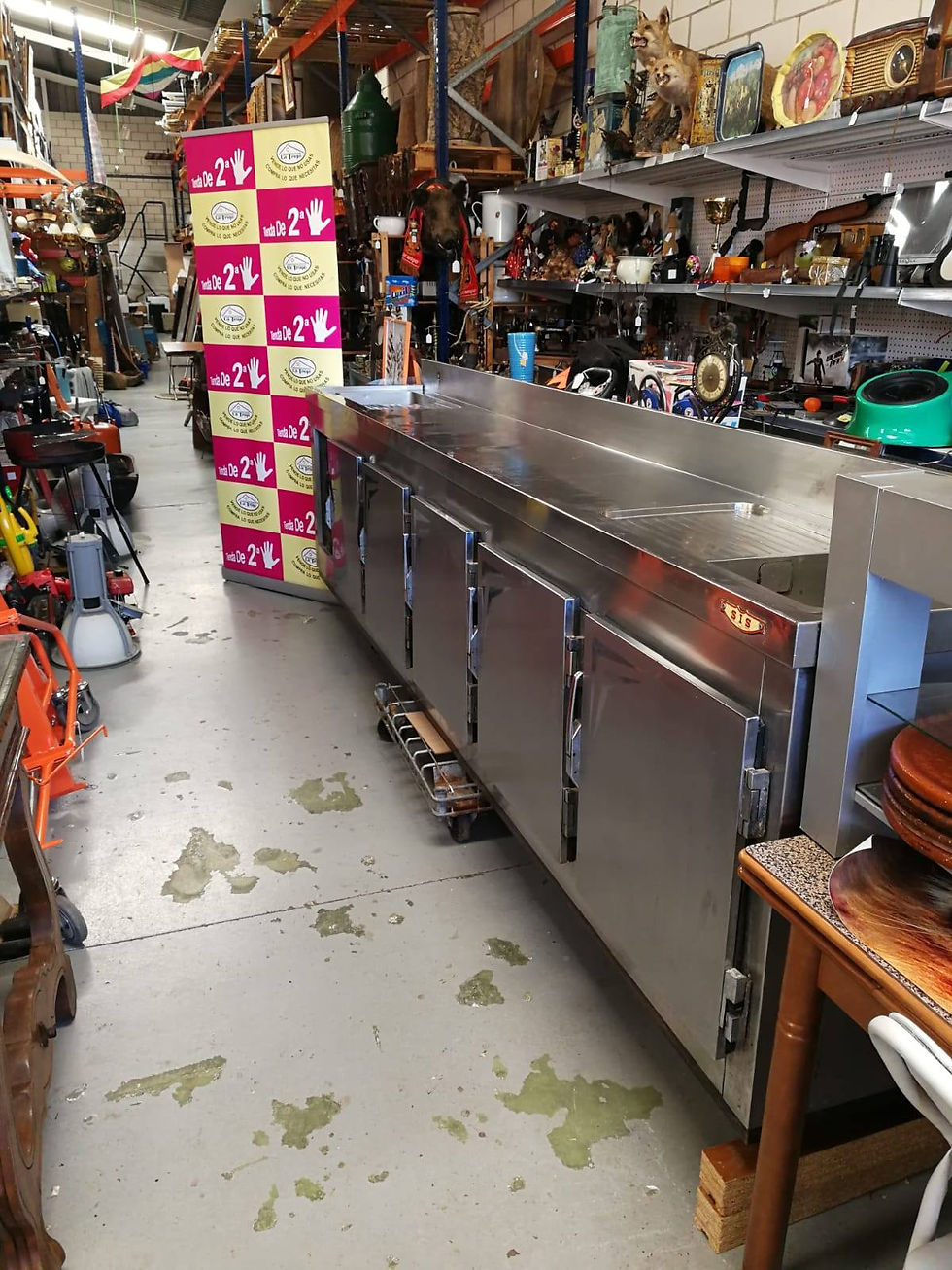 170518 Camara frigorifico botellero nevera CON MOSTRADOR Y FREGADERAS