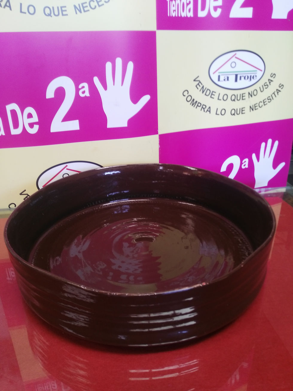 130918 CAZUELA DE BARRO DECORACIÓN