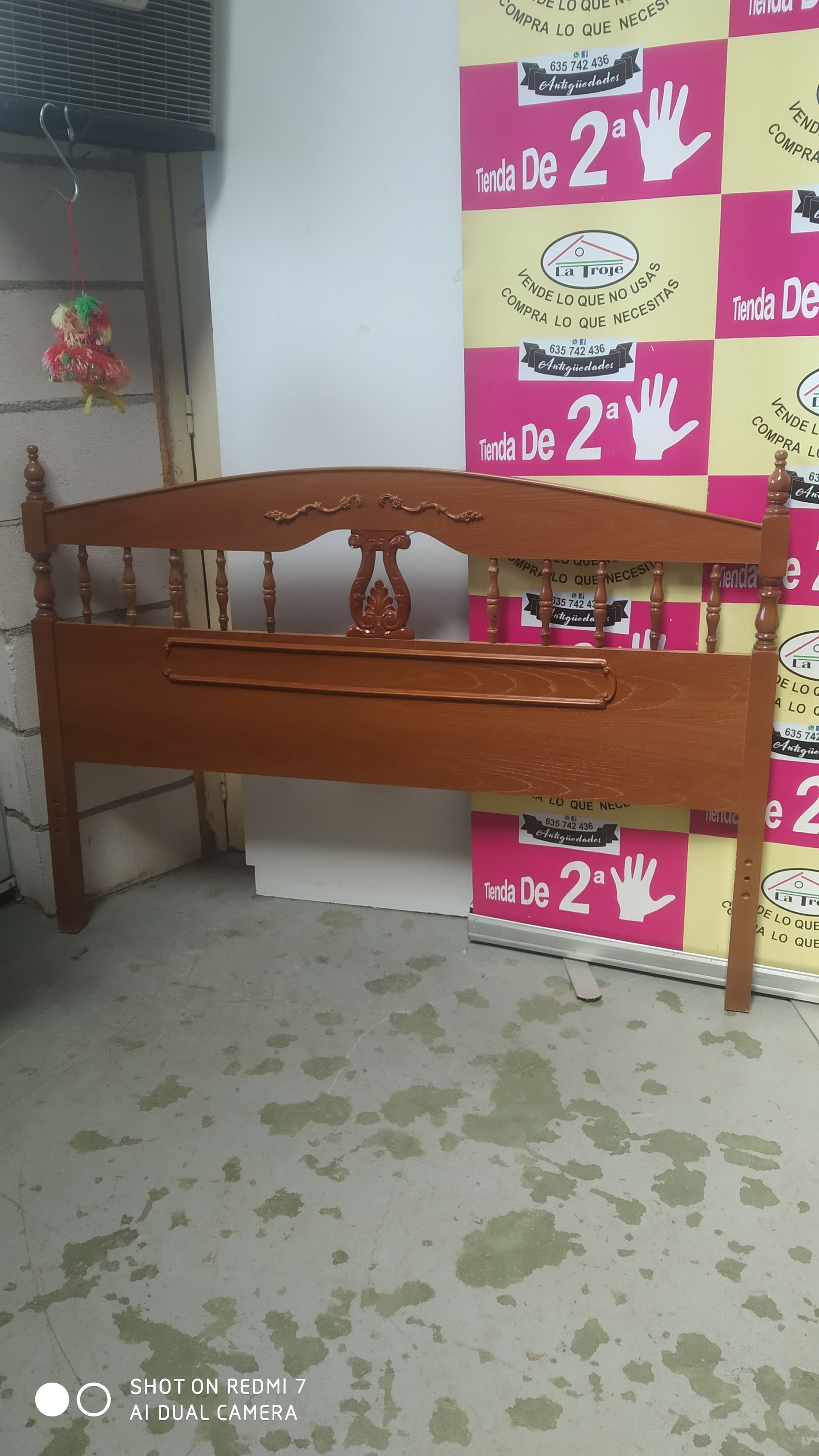 cabecero 135 cm madera clasico 310522