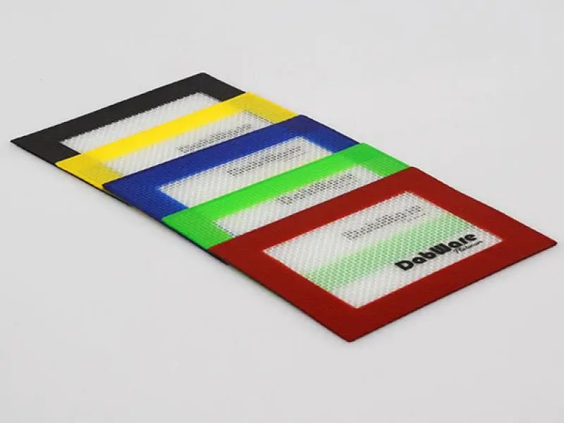 DabWare Silicone Platinum-Cured Pad / Mat 4.5x3.5" Mini Assorted Colors DW008p $