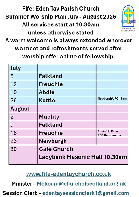 Fife Eden Tay Schedule Summer 2026.png