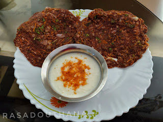 ragi flour crepes