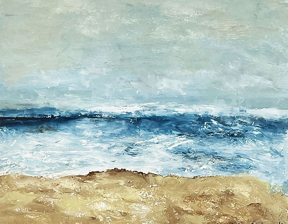 ציור מופשט מקורי למכירה של האמנית דליה חדאד