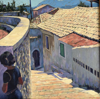 Girl in Corfu