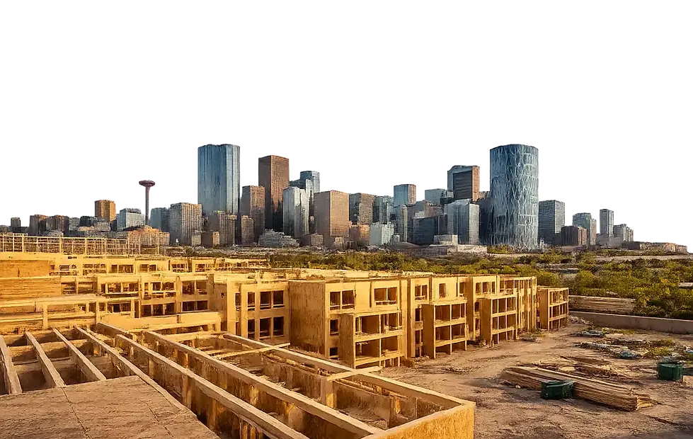 Calgary Job Site Scene