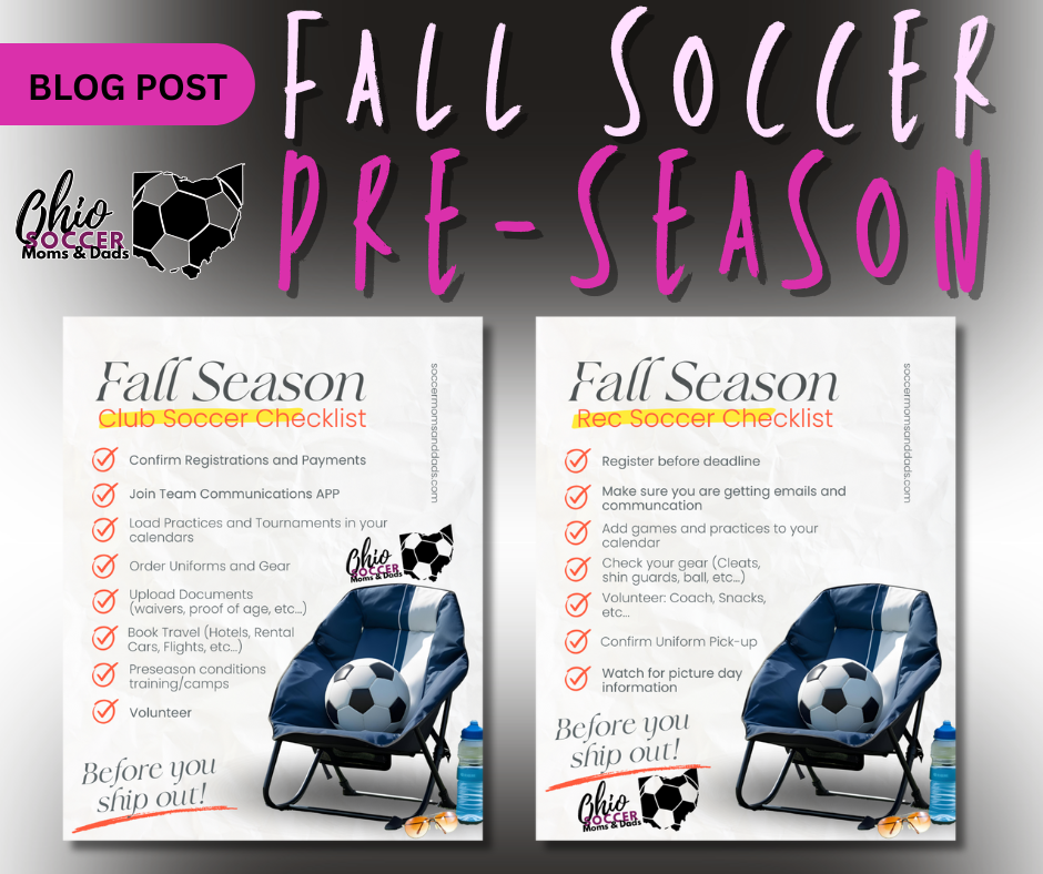 Fall Soccer Pre-Deployment To-do List