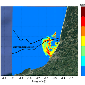 Impact study of sediment dumping at sea