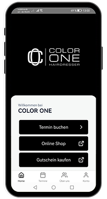 Startseite COLOR ONE App