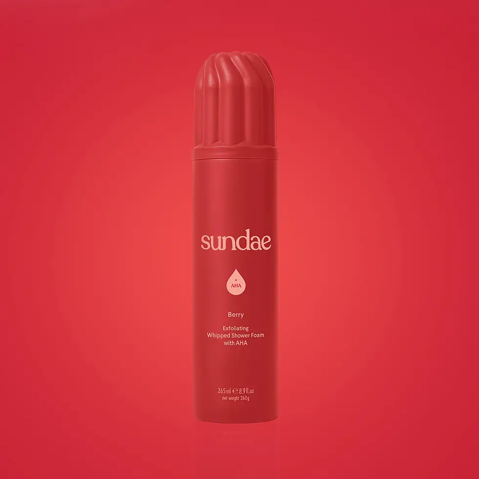 Sundae Exfoliating Shower Foam Berry Produkt