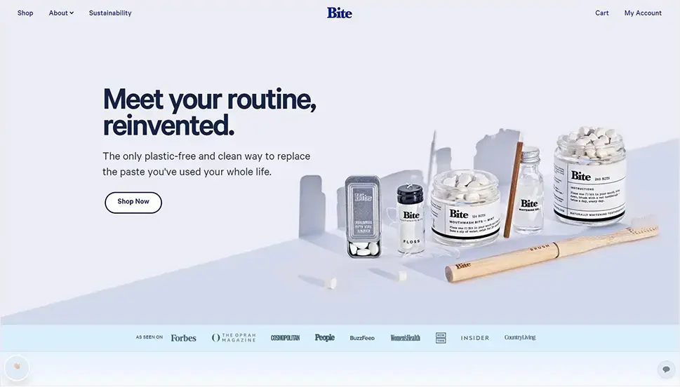bite website design