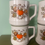 Thumbnail: 4 Vintage Coffee Mugs Japan  Vegetables 1970’s
