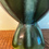 Thumbnail: Hull Green Vintage Pedestal Covered Candy or Compote Dish