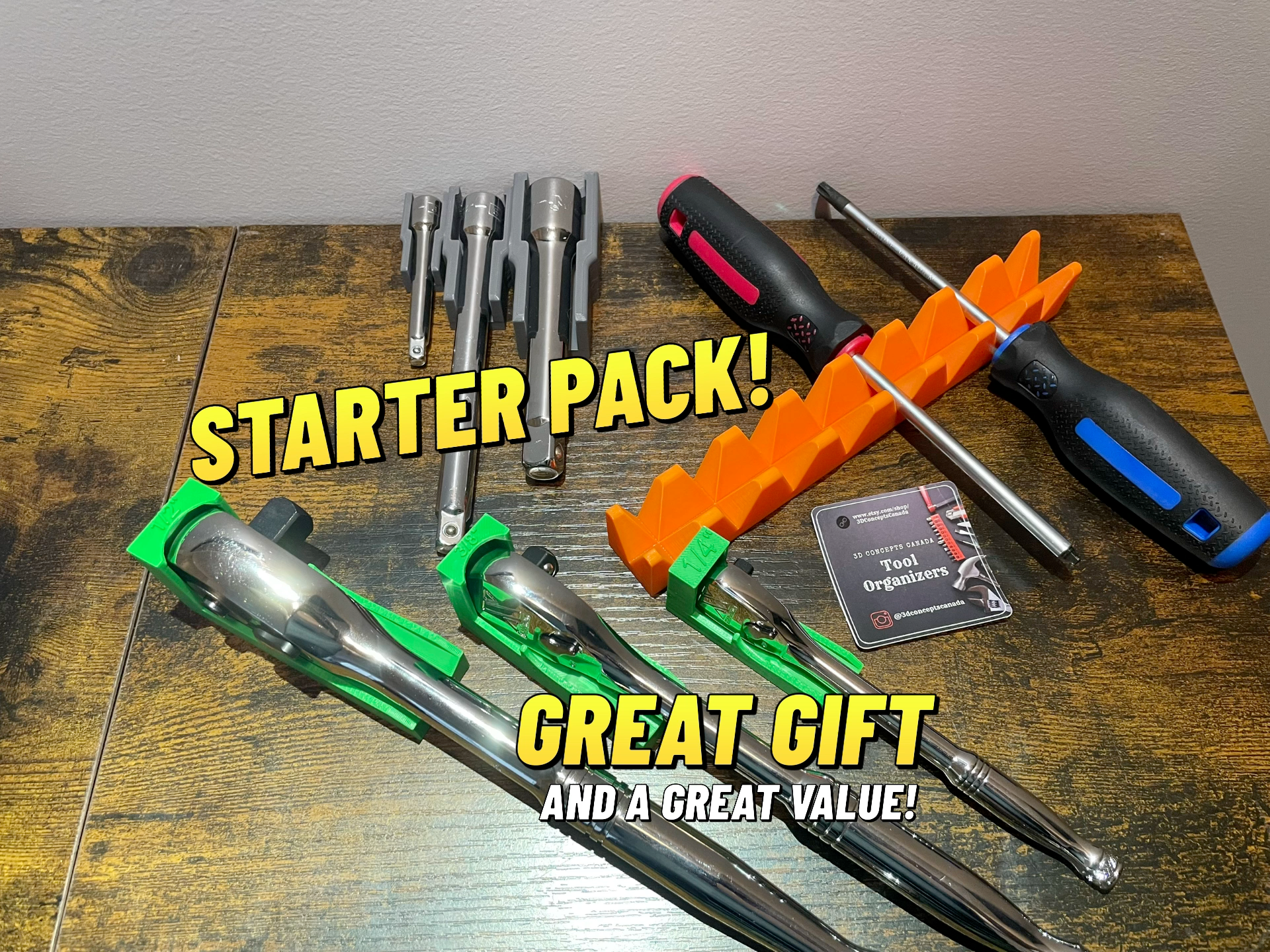 Magnetic Tool Organizer Starter Pack!