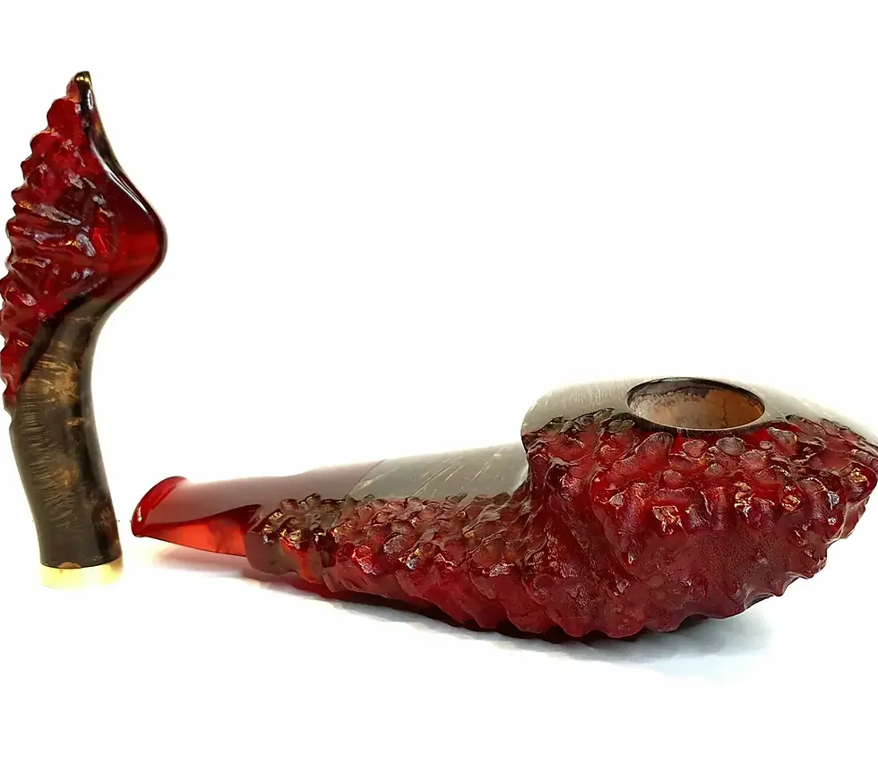 Thumbnail: Seahorse Eskimo pipe with tamper