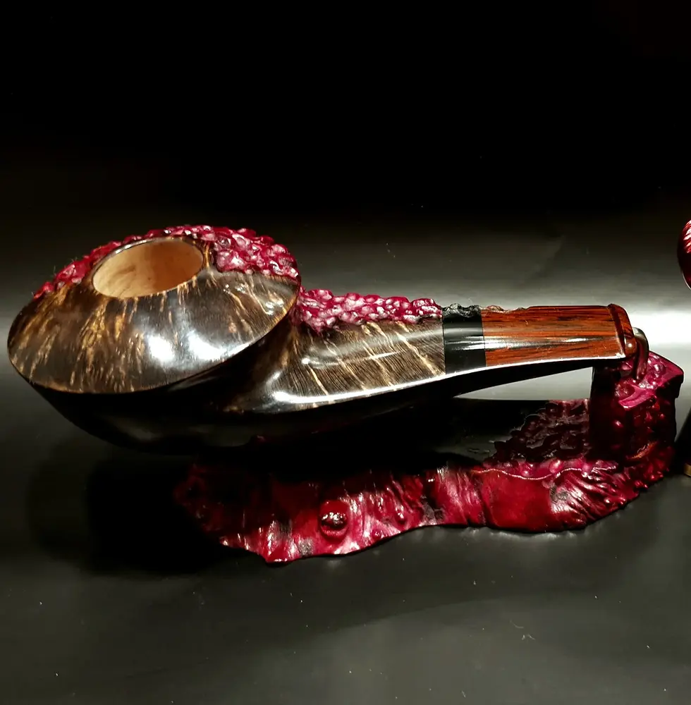 Thumbnail: Two faces pipe 2 with tamper and pipe stand